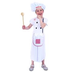 Rappa Dětský kostým kuchařka - český potisk (M)