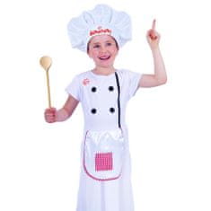 Rappa Dětský kostým kuchařka - český potisk (M)