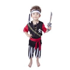 Rappa Dětský kostým pirát s šátkem (S)
