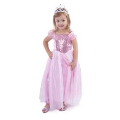 Rappa Dětský kostým růžová princezna (S)