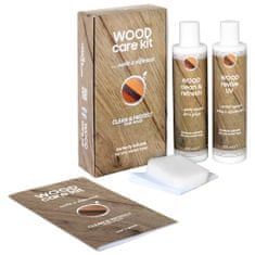 Greatstore Sada přípravků na péči o dřevo CARE KIT 2 x 250 ml