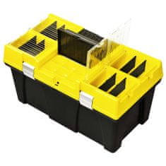 Greatstore Box na nářadí plast 595 x 337 x 316 mm žlutý