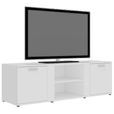 Vidaxl TV stolek bílý 120 x 34 x 37 cm dřevotříska