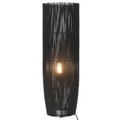 Greatstore Stojací lampa vrba černá 84 cm E27