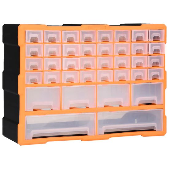 Greatstore Organizér se 40 zásuvkami 52 x 16 x 37,5 cm