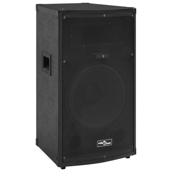 Greatstore Profesionální pasivní reproduktor hi-fi 1000 W černý 32x32x64cm