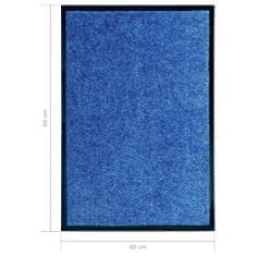 Greatstore Rohožka pratelná modrá 40 x 60 cm