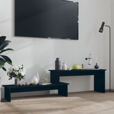 Greatstore TV stolek černý 180 x 30 x 43 cm dřevotříska