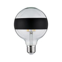 Paulmann PAULMANN LED Globe 6,5 W E27 kruhové zrcadlo černá mat teplá bílá stmívatelné 286.82 28682