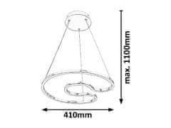 Rabalux Rabalux závěsné svítidlo Melora LED 30W 2190