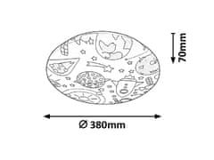 Rabalux Rabalux dětské stropní svítidlo Hanka LED 24W bílá 3417