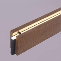 PAUL NEUHAUS PAUL NEUHAUS LED závěsné svítidlo, dřevo, stmívatelné, CCT, dálkový ovladač, IP20 2700-5000K