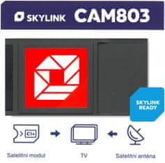 Skylink CAM803 satelitní modul s kartou - rozbaleno