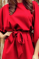 Numoco dámské šaty Sofia 287-3 červená