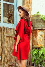 Numoco dámské šaty Sofia 287-3 červená