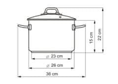 Kolimax Hrnec PROFESSIONAL s poklicí, průměr 26cm, objem 6.5l 