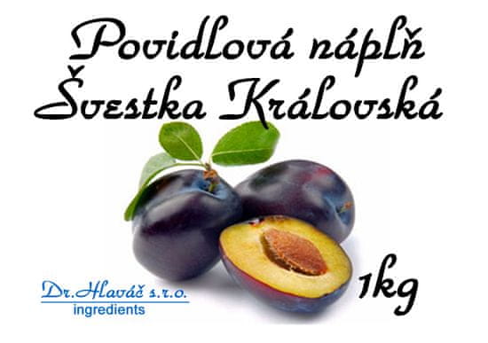 Dr. Hlaváč Povidlová náplň ŠVESTKA Královská 1kg