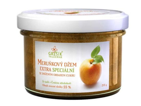 Grešík Džem meruňkový extra speciální 215g