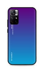 TopQ Kryt LUXURY Xiaomi Poco M4 Pro 5G pevný duhový purpurový 70947