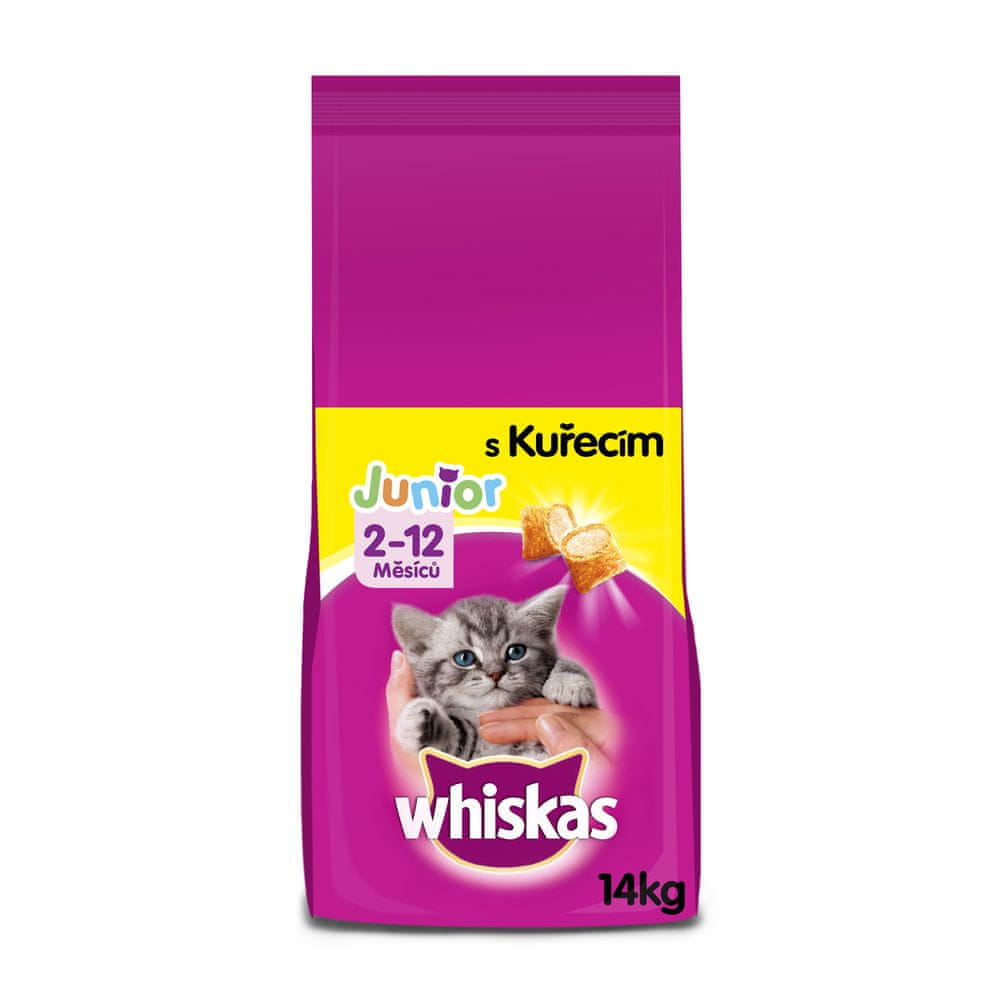 Whiskas granule s kuřecím pro koťata 14kg