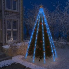 Vidaxl Světelná síť na vánoční stromek se 400 LED modrá 400 cm