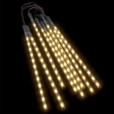 Greatstore Padající světla 8 ks 30 cm teplá bílá 192 LED dovnitř i ven