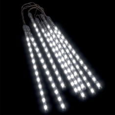 Greatstore Padající světla 8 ks 30 cm studená bílá 192 LED dovnitř i ven