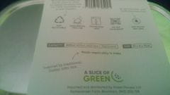Slice of Green Nerezová krabička / box na svačinu SLICE OF GREEN - KANGRA 800 ml (650+150 ml)