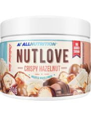AllNutrition NUTLOVE 500 g, Crispy Hazelnut (lískový ořech-bílá čokoláda)