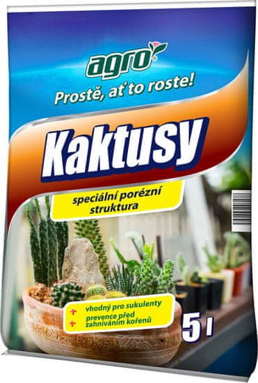 AGRO CS Substrát pro kaktusy 5 L