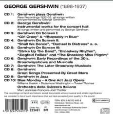 Gershwin, George: Portrait (10x CD)