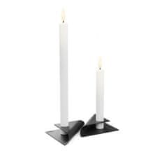 Hofats Square Candle, designový svícen - černý, set 4ks