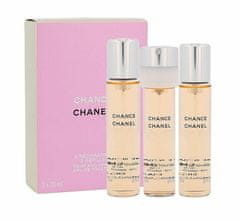 Chanel 3x20ml chance, toaletní voda, náplň
