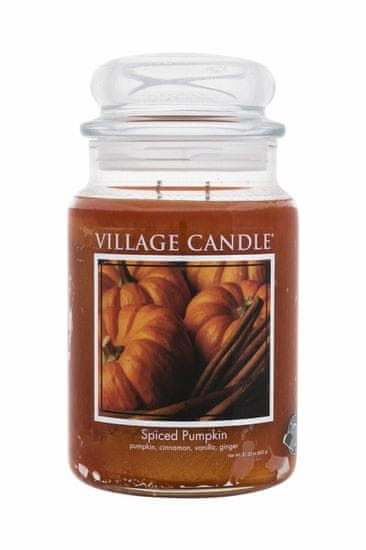 Village Candle 602g spiced pumpkin, vonná svíčka