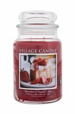 Village Candle 602g strawberry pound cake, vonná svíčka