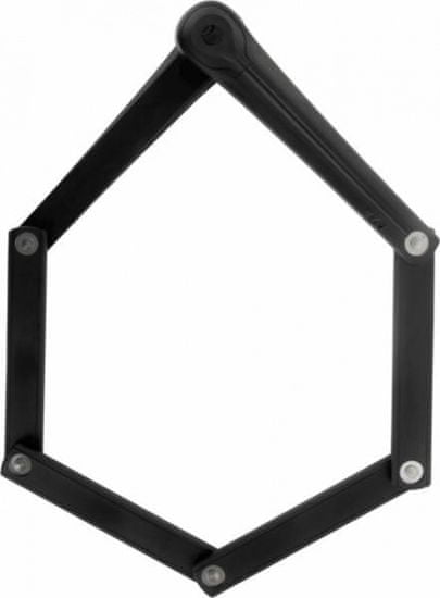 TWM skládací zámek Fold pro 100 cm s držákem černý