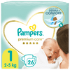 Pampers Pleny Premium Care 1 Newborn (2-5 kg) 26 ks