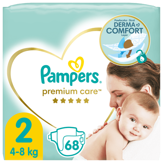 Pampers Plenky Premium Care 2 Value Pack (4-8 kg) 68 ks