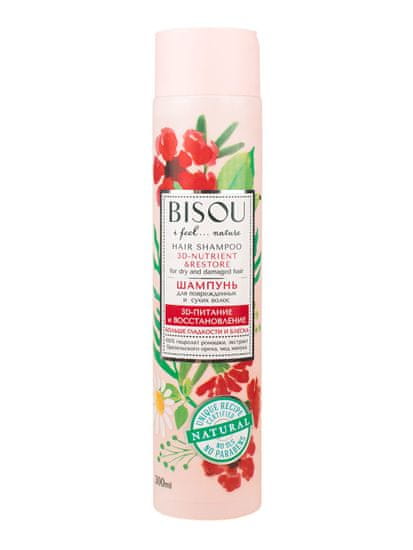 BISOU BISOU Šampon 3D - výživa a regenerace, 300 ml