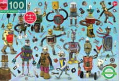 eeBoo EEBOO Puzzle Roboti a součástky 100 dílků