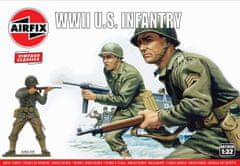 Airfix  Classic Kit VINTAGE figurky A02703V - WWII U.S. Infantry (1:32)