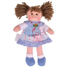 Bigjigs Toys Látková panenka Sarah 28 cm