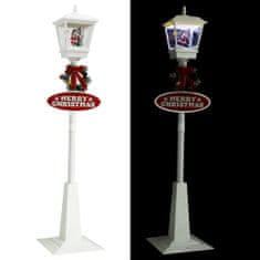 Greatstore Vánoční pouliční lampa se Santou 180 cm LED