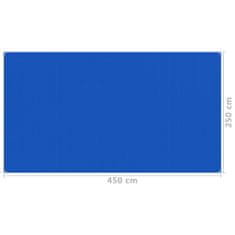 Greatstore Koberec do stanu 250 x 450 cm modrý
