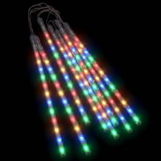 Greatstore Padající světla 8 ks 30 cm barevná 192 LED diod dovnitř i ven