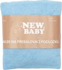 NEW BABY Návlek na přebalovací podložku New Baby 50x70 modrý