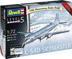 Revell  Plastic ModelKit letadlo Limited Edition 03910 - C-54D Skymaster 70th Anniversary Berlin Airlift (1:72)
