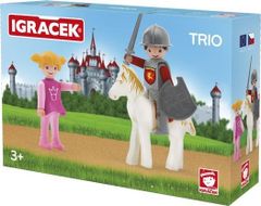 Igráček EFKO Trio Princezna, rytíř a bílý kůň