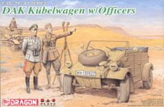 Dragon  Model Kit military 6364 - DAK KÜBELWAGEN W/OFFICERS (1:35)