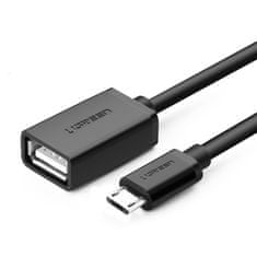 Ugreen US133 OTG adaptér USB / micro USB F/M, černý